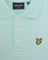Jongens Plain Polo Shirt van Lyle & Scott in de kleur X580 Future Blue in maat 170-176.