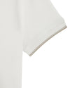 Jongens Concealed Placket Polo Shirt van Lyle & Scott in de kleur X157 Chalk in maat 170-176.