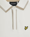 Jongens Concealed Placket Polo Shirt van Lyle & Scott in de kleur X157 Chalk in maat 170-176.