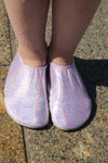 Meisjes Slipstop Lolita van Slipstop in de kleur Pink Glitter in maat 33-35.