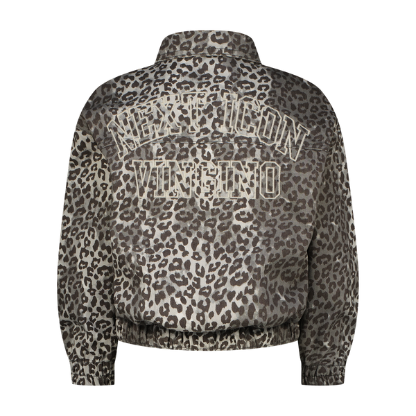 Vingino Denim Jacket Tori Leopard