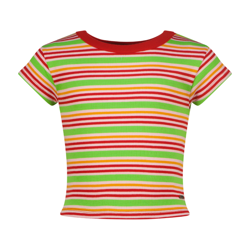 Vingino T-shirt Icon-fancy stripe rib tee
