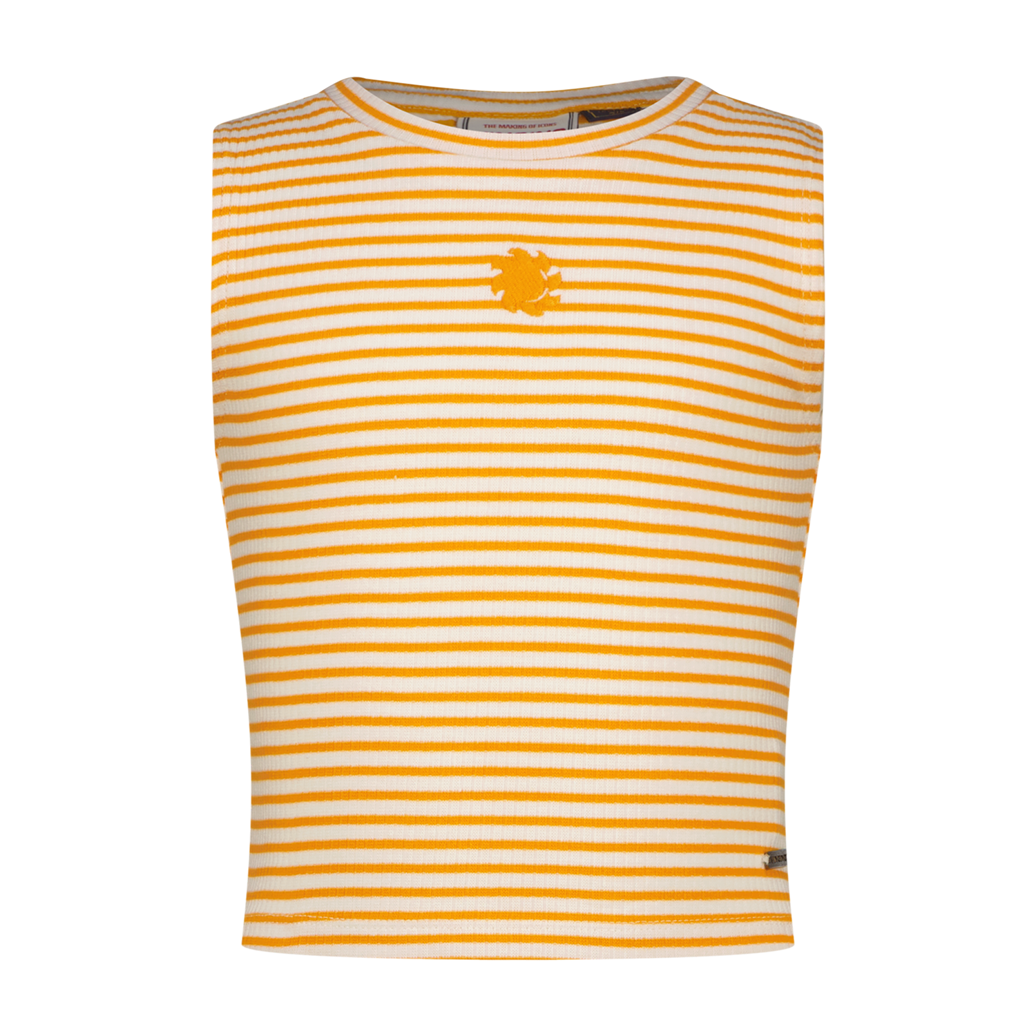 Vingino Top Icon-Crop stripe rib top