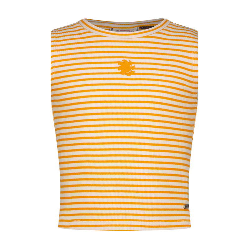 Vingino Top Icon-Crop stripe rib top