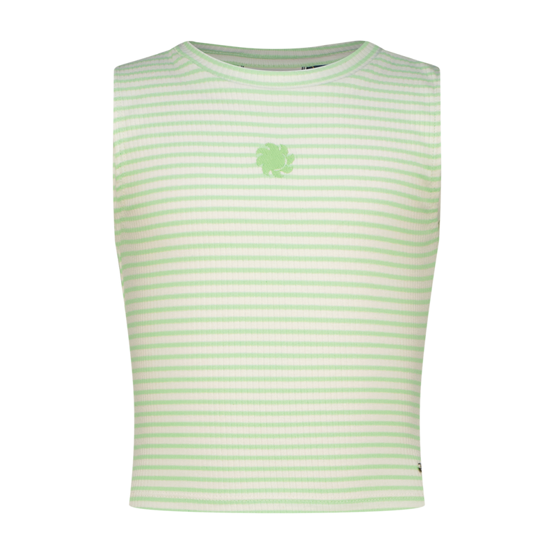 Vingino Top Icon-Crop stripe rib top