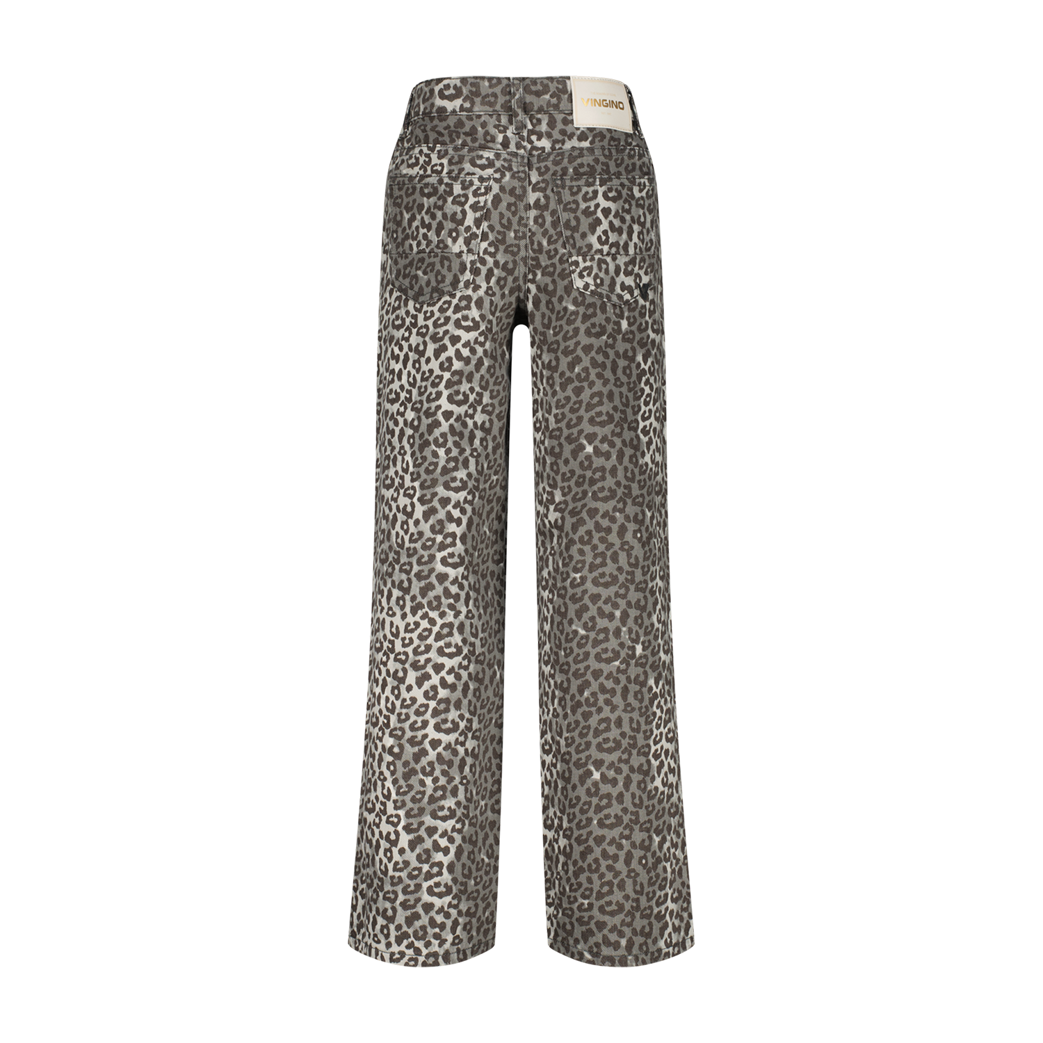 Vingino Jeans Extra wide leg fit Cassie Leopard