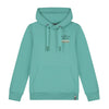 Jongens Hoodie Sunnery van Skurk in de kleur Sea Green in maat 170.