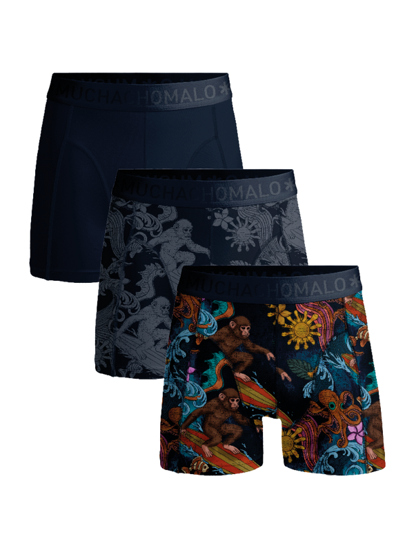 Muchachomalo Boxer 3-pack Print / Solid