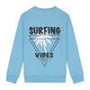 Jongens Sweater Saba van Skurk in de kleur Baby Blue in maat 170.