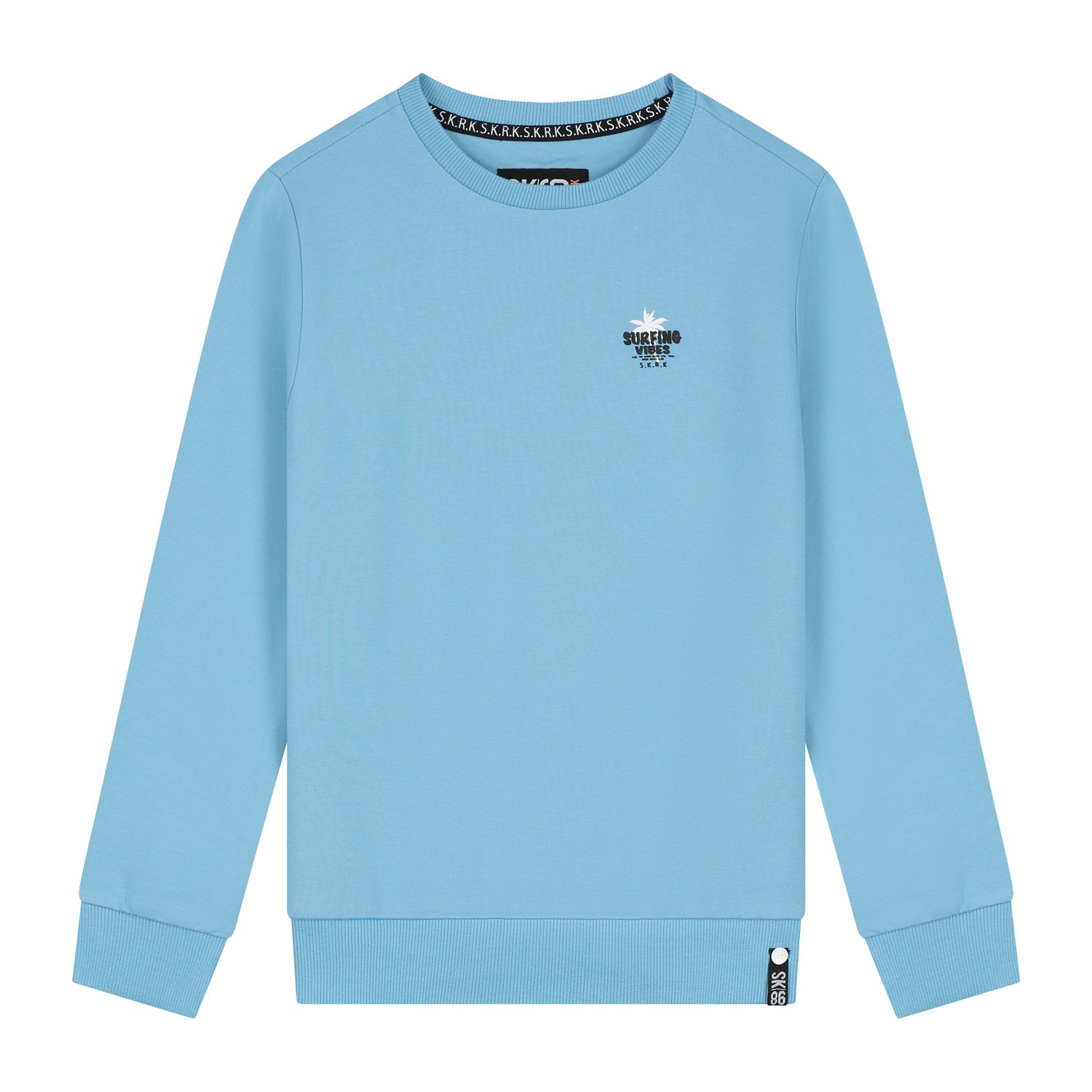 Jongens Sweater Saba van Skurk in de kleur Baby Blue in maat 170.