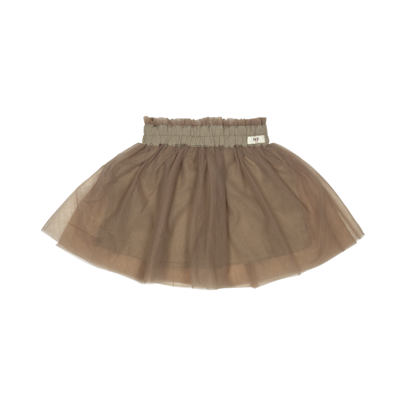 Baje Studio Sandy tule skirt taupe