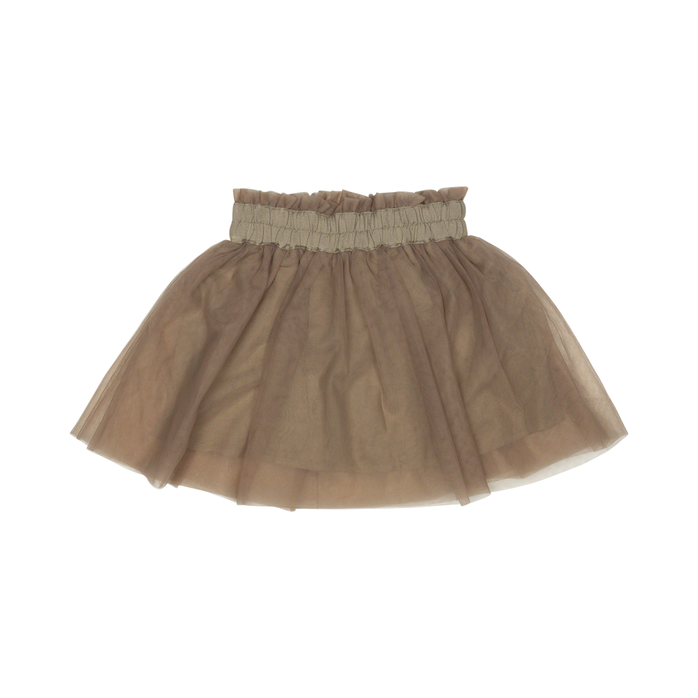 Baje Studio Sandy tule skirt taupe