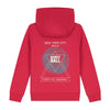 Jongens Hoodie Saza van Skurk in de kleur Red in maat 170.