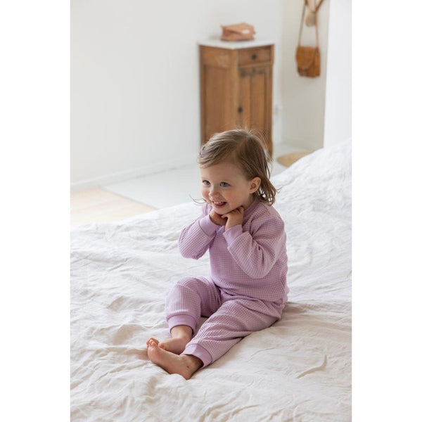 Feetje Pyjama wafel - Lilac