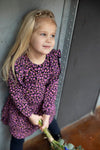 Jubel Jurk ruches AOP - Flowers For Life