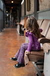 Jubel Flared broek AOP - Flowers For Life