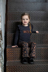 Jubel Flared broek AOP - Color Me Panther
