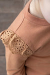Jubel Sweater ruches - Color Me Panther