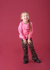 Jubel Flared broek AOP - Color Me Panther