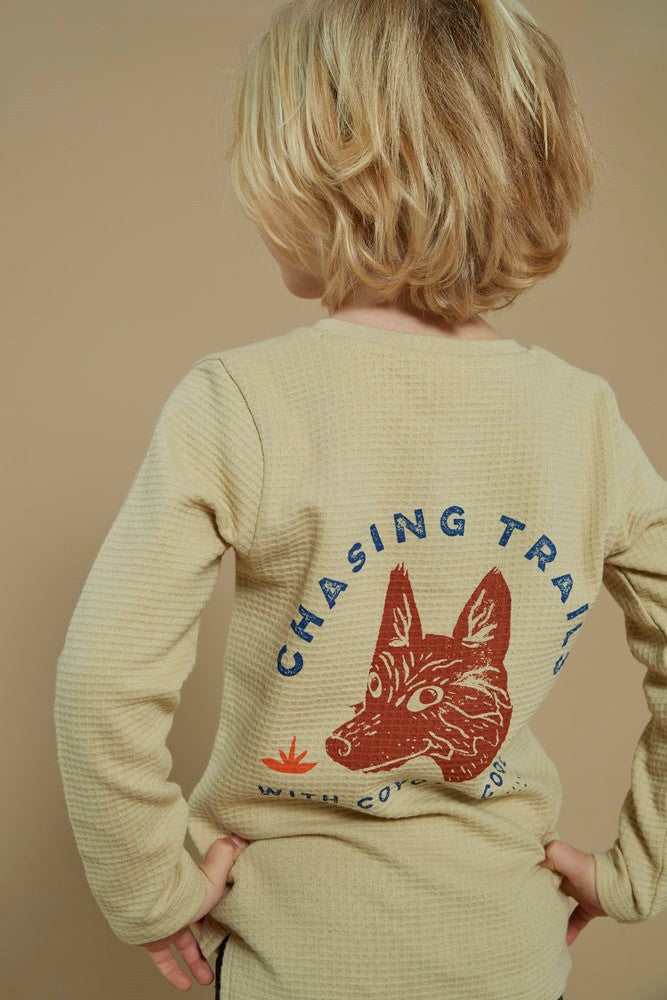 Sturdy Longsleeve wafelstructuur - Chasing Trails