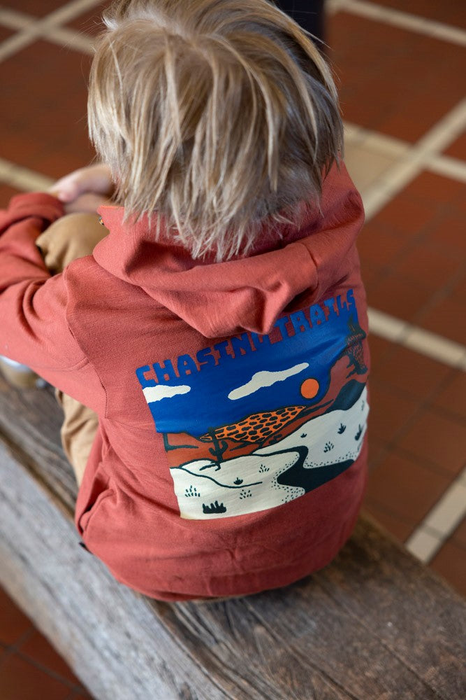 Sturdy Sweatvest met capuchon - Chasing Trails