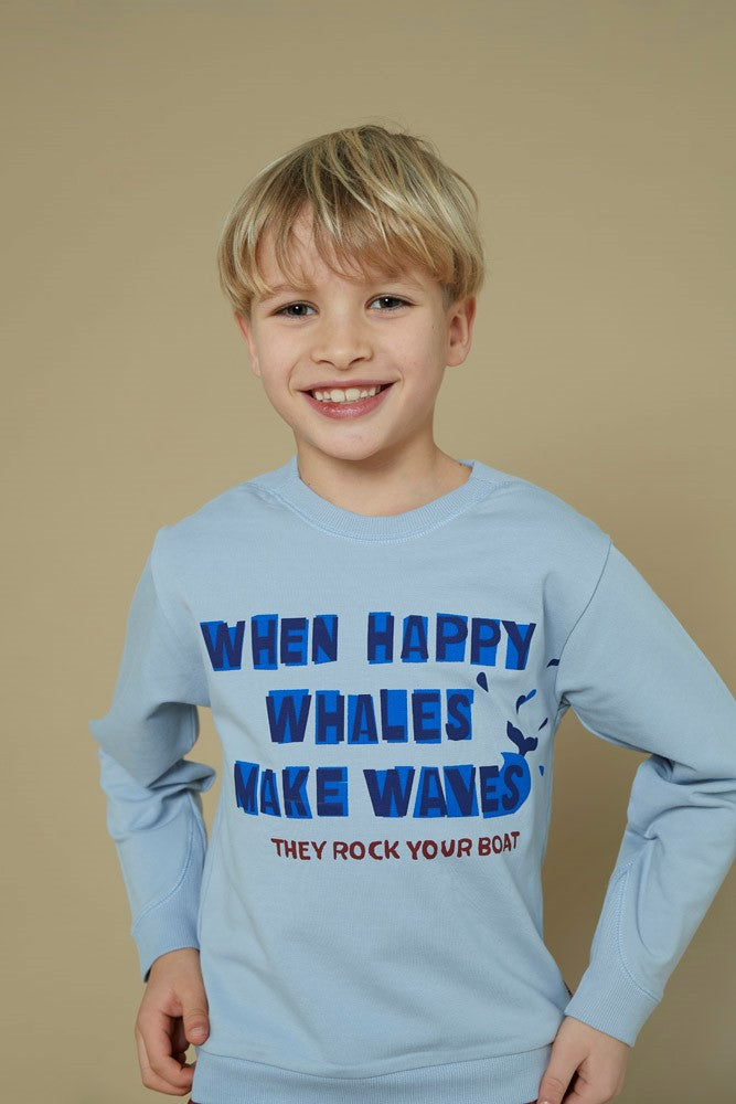 Sturdy Sweater - Waves and Whales