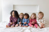 Meisjes Bonnie Bouquet - Premium Sleepwear by Feetje van Feetje in de kleur Wijn melange in maat 122.
