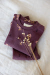 Meisjes Bonnie Bouquet - Premium Sleepwear by Feetje van Feetje in de kleur Wijn melange in maat 122.