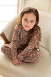 Meisjes Maddie Medallion - Premium Sleepwear by Feetje van Feetje in de kleur Bruin.