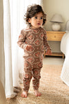 Meisjes Maddie Medallion - Premium Sleepwear by Feetje van Feetje in de kleur Bruin.