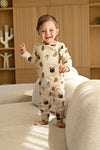 Unisex Cosy Cookie - Premium Sleepwear by Feetje van Feetje in de kleur Offwhite melange.