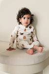 Unisex Cosy Cookie - Premium Sleepwear by Feetje van Feetje in de kleur Offwhite melange.