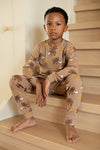 Jongens Milo Mammoth - Premium Sleepwear by Feetje van Feetje in de kleur Taupe.