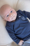 Jongens Longsleeve - Blue Ocean van Feetje in de kleur Indigo in maat 62.