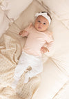 Meisjes Longsleeve - Delicate Flower van Feetje in de kleur l.Roze in maat 62.