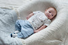 Jongens T-shirt AOP - Seaside Happiness van Feetje in de kleur Offwhite in maat 86.