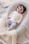 Meisjes Longsleeve - Sea La Vie van Feetje in de kleur Offwhite in maat 86.