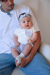 Meisjes T-shirt - Sea La Vie van Feetje in de kleur Offwhite in maat 86.