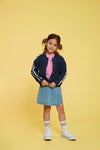 Meisjes Sportvest - Rolling into Spring van Jubel in de kleur Marine in maat 128.