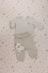 Unisexs Longsleeve streep - Fall Favorites van Feetje in de kleur Groen in maat 62.