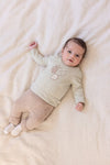 Unisexs Longsleeve - Fall Favorites van Feetje in de kleur Groen in maat 62.
