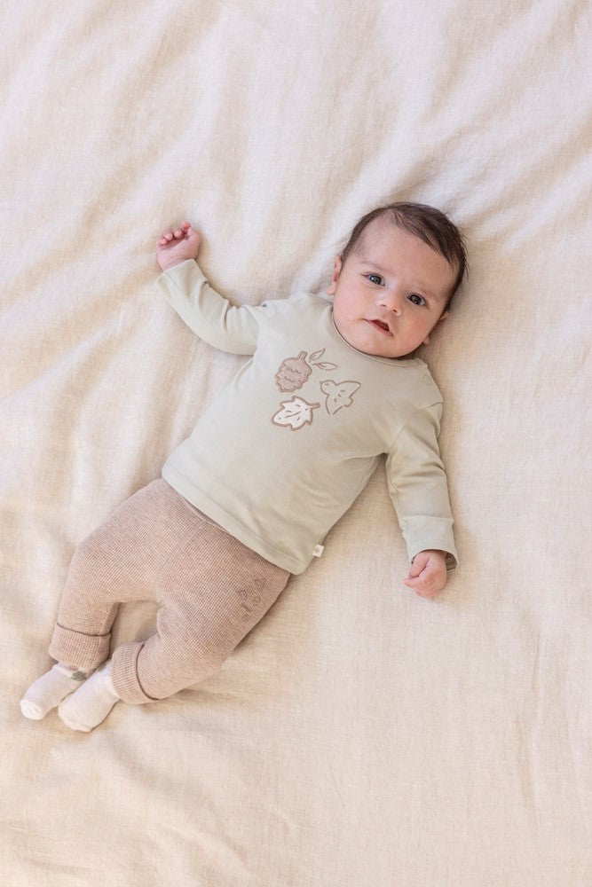 Unisexs Longsleeve - Fall Favorites van Feetje in de kleur Groen in maat 62.