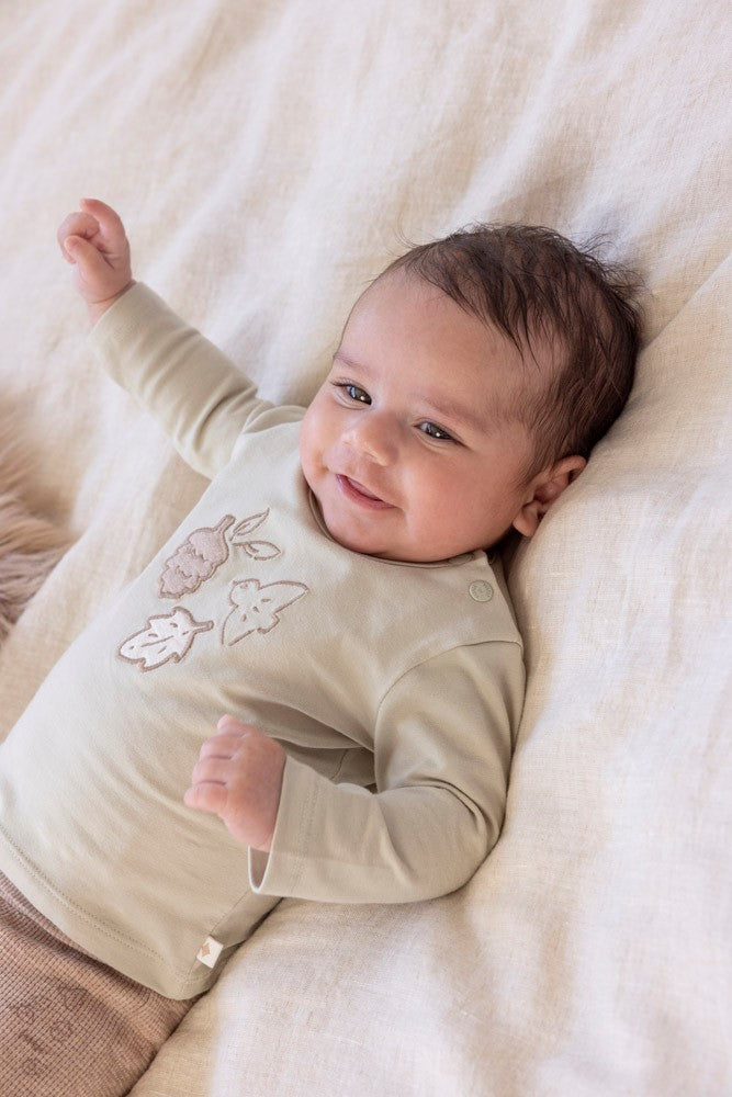 Unisexs Longsleeve - Fall Favorites van Feetje in de kleur Groen in maat 62.