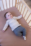 Jongens Longsleeve streep - Howdy van Feetje in de kleur Bruin in maat 62.