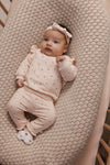 Meisjes Sweater AOP - Morning Sun van Feetje in de kleur Roze in maat 62.