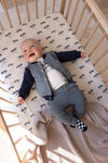 Jongens Omkeerbaar vestje - Let's Go! van Feetje in de kleur Blauw in maat 86.