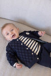 Jongens Omkeerbaar vestje - Let's Go! van Feetje in de kleur Blauw in maat 86.