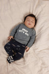 Jongens Sweater - Let's Go! van Feetje in de kleur Blauw in maat 86.
