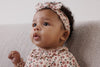 Meisjes Romper rib AOP - Woodland Bloom van Feetje in de kleur Off White in maat 86.