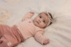 Meisjes Longsleeve pointelle rib - Woodland Bloom van Feetje in de kleur Roze in maat 86.